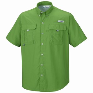 Columbia PFG Bahama™ II Shortärmad Skjorta Herr Gröna (XAFCV1058)